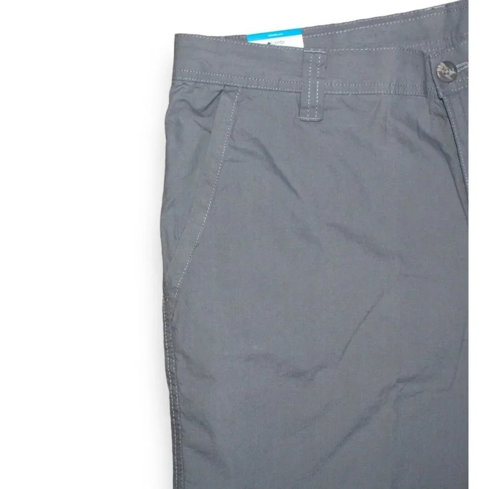 Columbia Men's Washed Out Short, Grey Ash, New With Tags - Picture 8 of 14